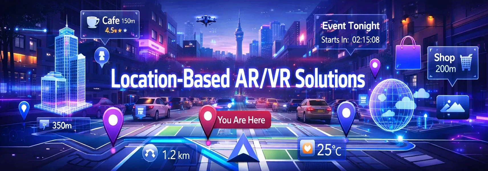 Custom location-based AR/VR application development